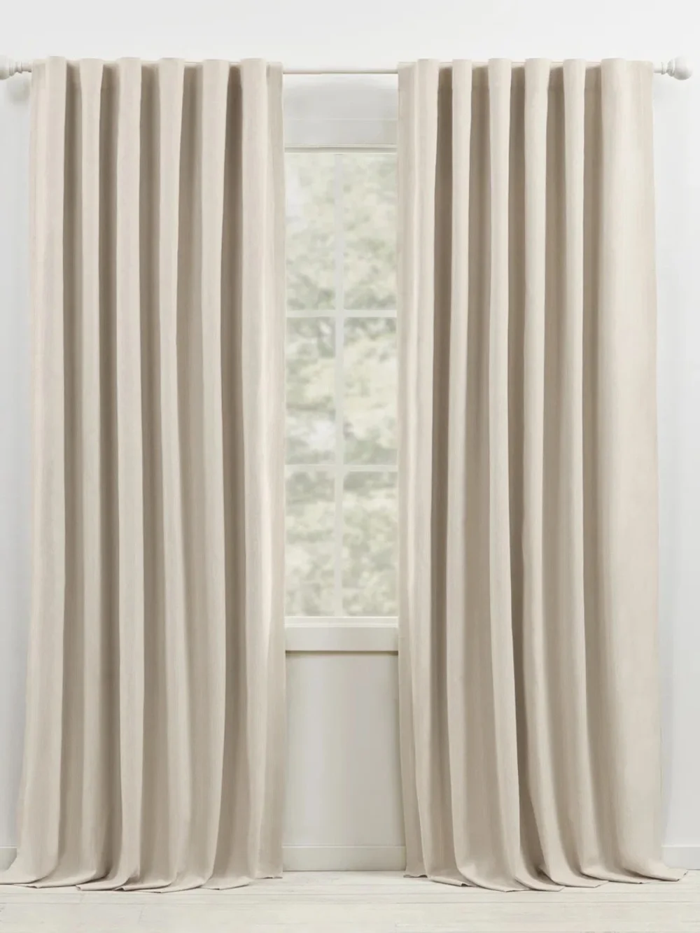 Lauren Ralph Lauren Blackout Curtain Panels Set of 2 52x108 Blackout Natural